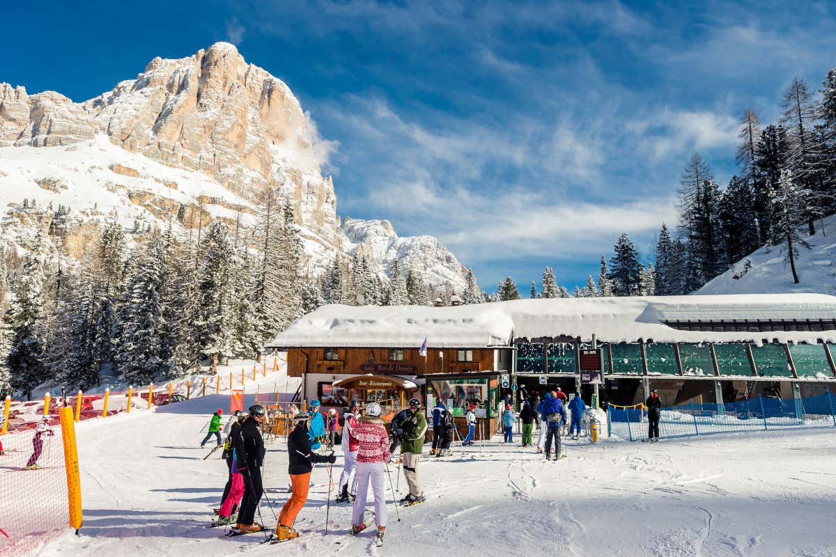 Alta Badia-Ampezzo in 4 ore con gli sci con la nuova cabinovia Skyline